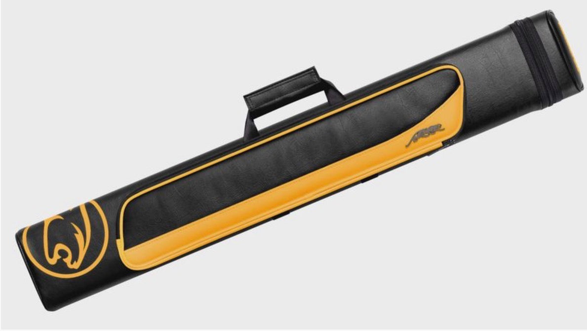 Predator Roadline Black/Yellow Hard Pool Cue Case - 2 Butts x 4 Shafts