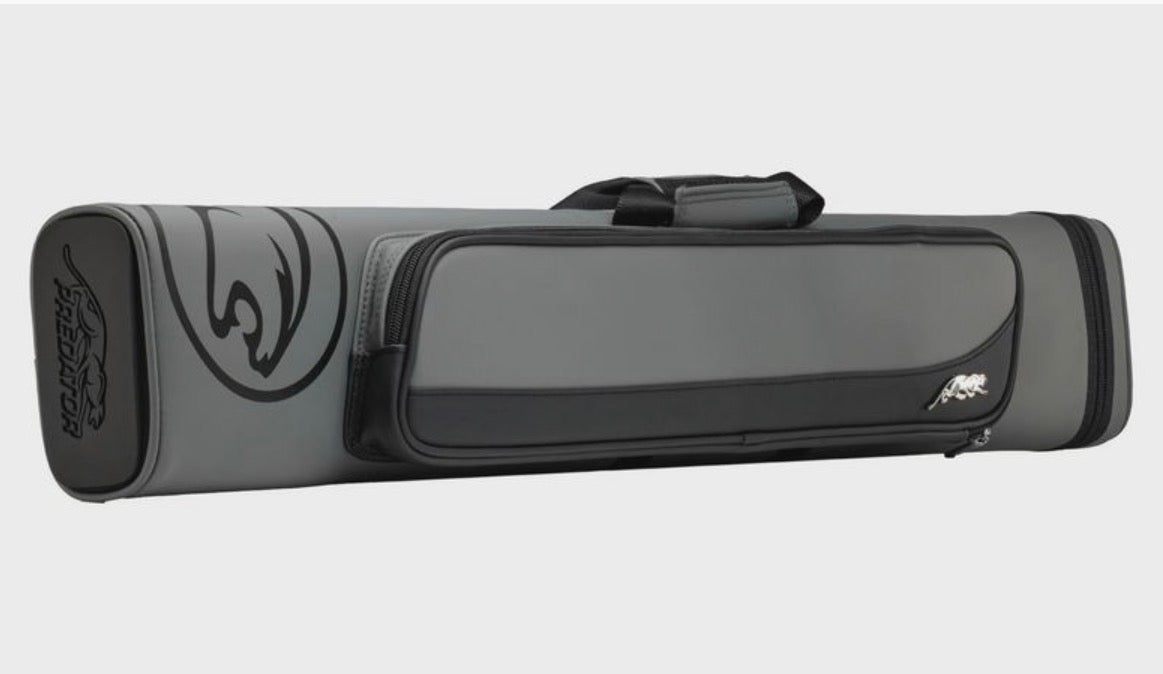 Predator Roadline Gray/Black Hard Cue Case - 3 Butts x 5 Shafts