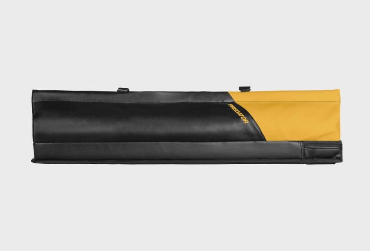 Predator Urbain Black and Yellow Hard Pool Cue Case - 3 Butts x 5 Shafts
