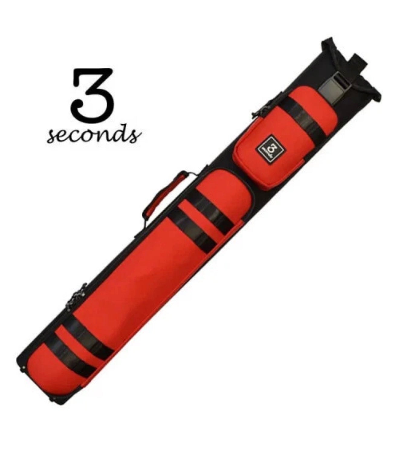 3 Seconds 3B/5S Hard Case - Black/Red