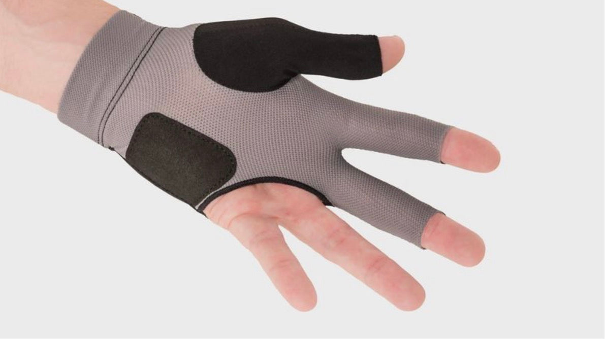 Predator Second Skin Black/Grey Billiard Glove - Left Hand