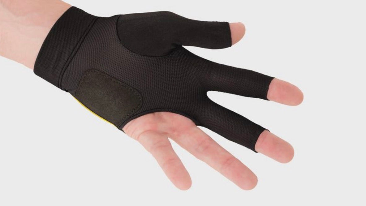 Predator Second Skin Yellow Billiard Glove - Left Hand