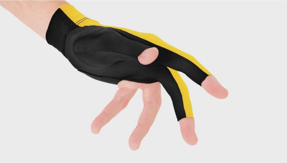 Predator Second Skin Yellow Billiard Glove - Left Hand