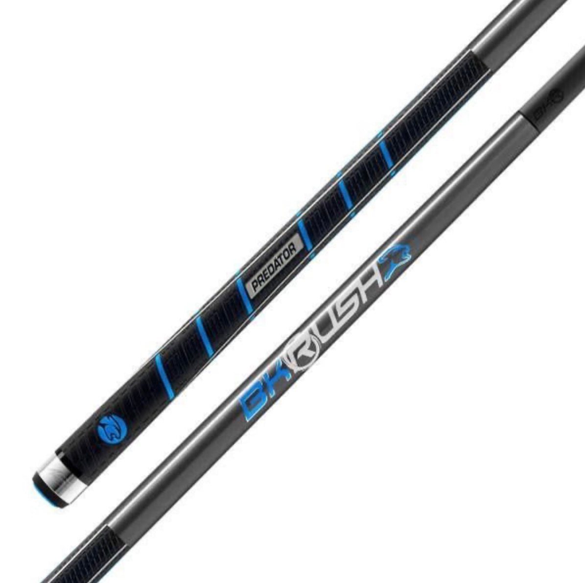 Predator BK Rush Tempest Gray Break Cue - Sport Wrap
