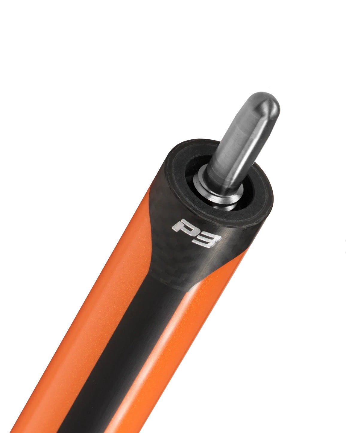 Predator P3 Flare Orange Pool Cue with Luxe Leather Wrap (Butt Only)
