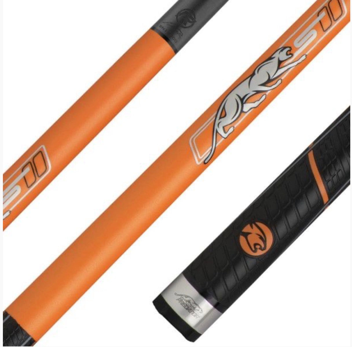 Predator Sport Flare Orange Pool Cue - Sport Wrap (Butt Only)