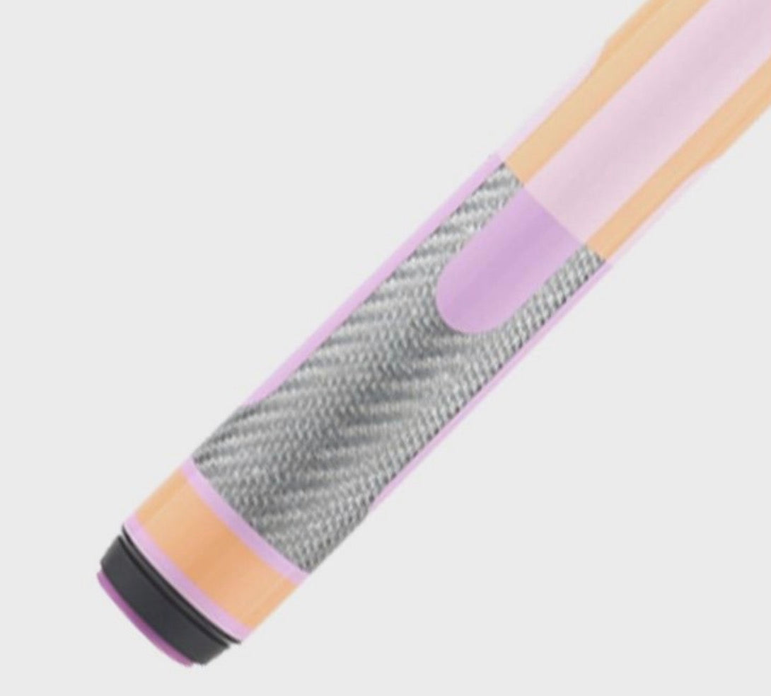 Poison Candy Pool Cue with Carbon Fiber Shaft - Peach/Lavender