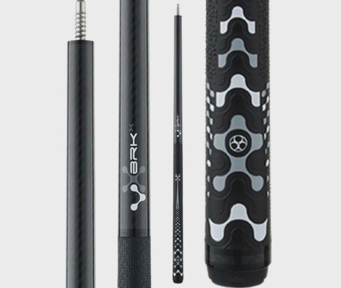 Poison VX Jump/Break Cue with Venom Carbon Fiber Shaft - Black/Grey