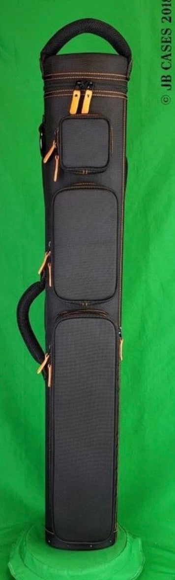 JB 4x8 Black Ultimate Rugged with Orange Stitching