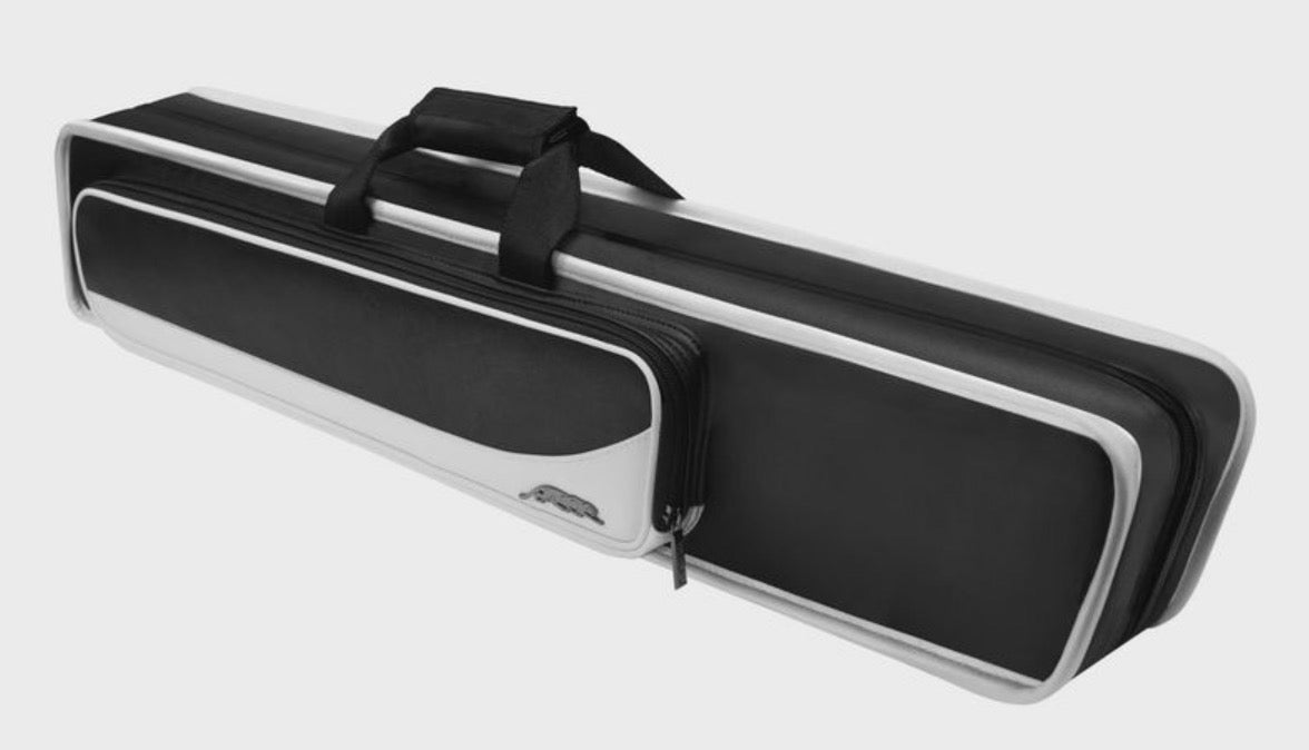 Predator Roadline Black/White Soft Pool Cue Case - 4 Butts x 8 Shafts