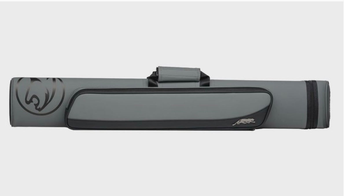 Predator Roadline Gray/Black Hard Cue Case - 2 Butts x 4 Shafts