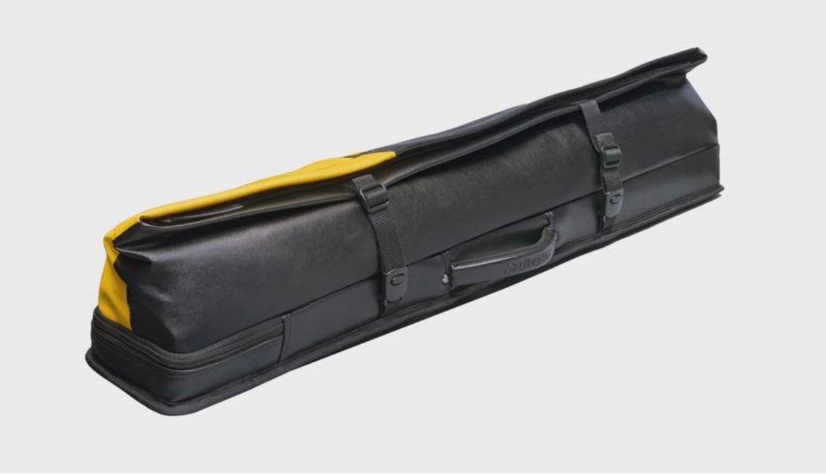 Predator Urbain Black and Yellow Hard Pool Cue Case - 3 Butts x 5 Shafts