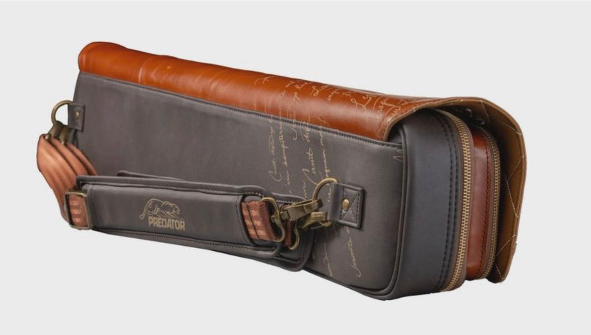 Predator Limited Edition Legacy Pool Cue Case - Light Brown - 3 Butts x 5 Shafts