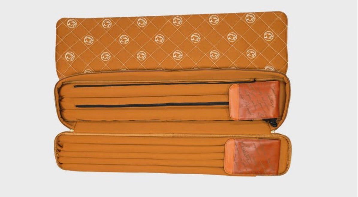 Predator Limited Edition Legacy Pool Cue Case - Light Brown - 3 Butts x 5 Shafts