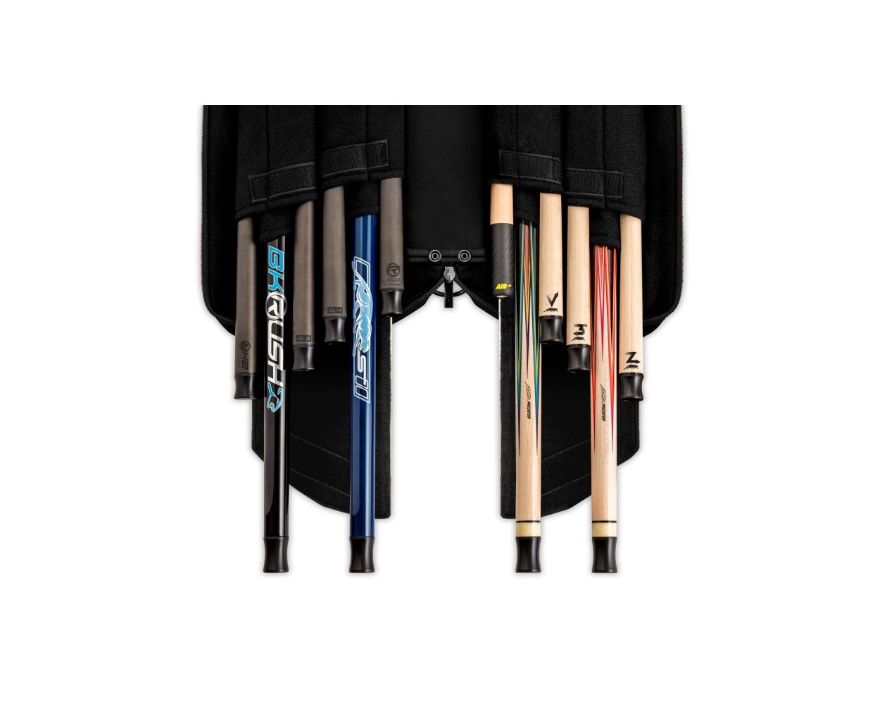 Predator Roadline Beige Soft Pool Cue Case - 4 Butts x 8 Shafts