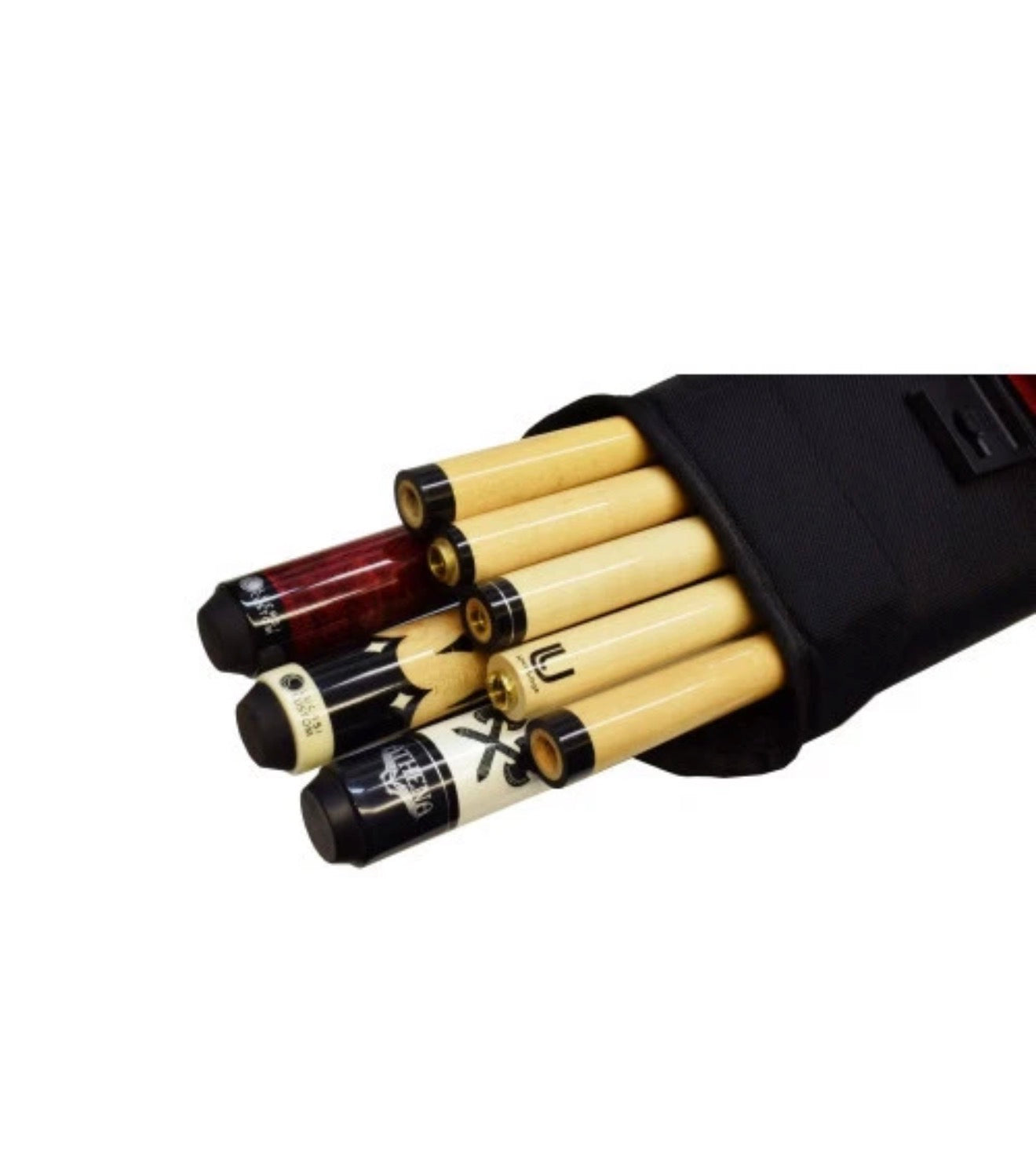 3 Seconds 3B/5S Hard Case - Black/Red