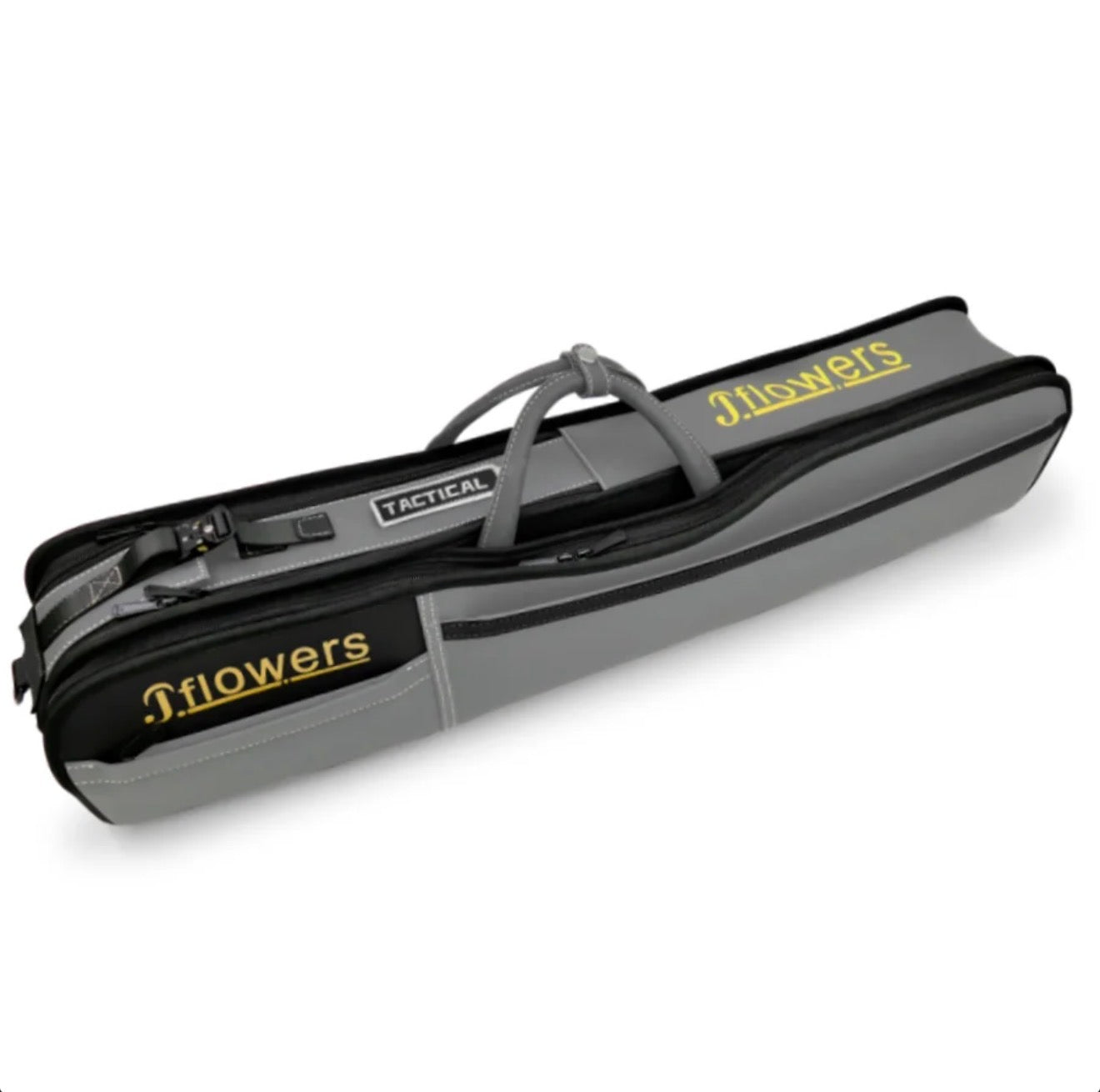 JFlowers Tactical 6×8 Soft Cue Case in jet black or charcoal grey.