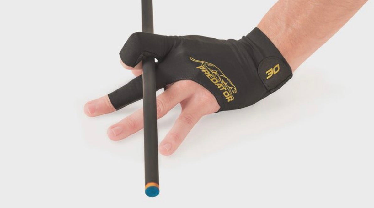 Predator Second Skin Black & Gold Billiard Glove 30th Anniversary - Left Hand