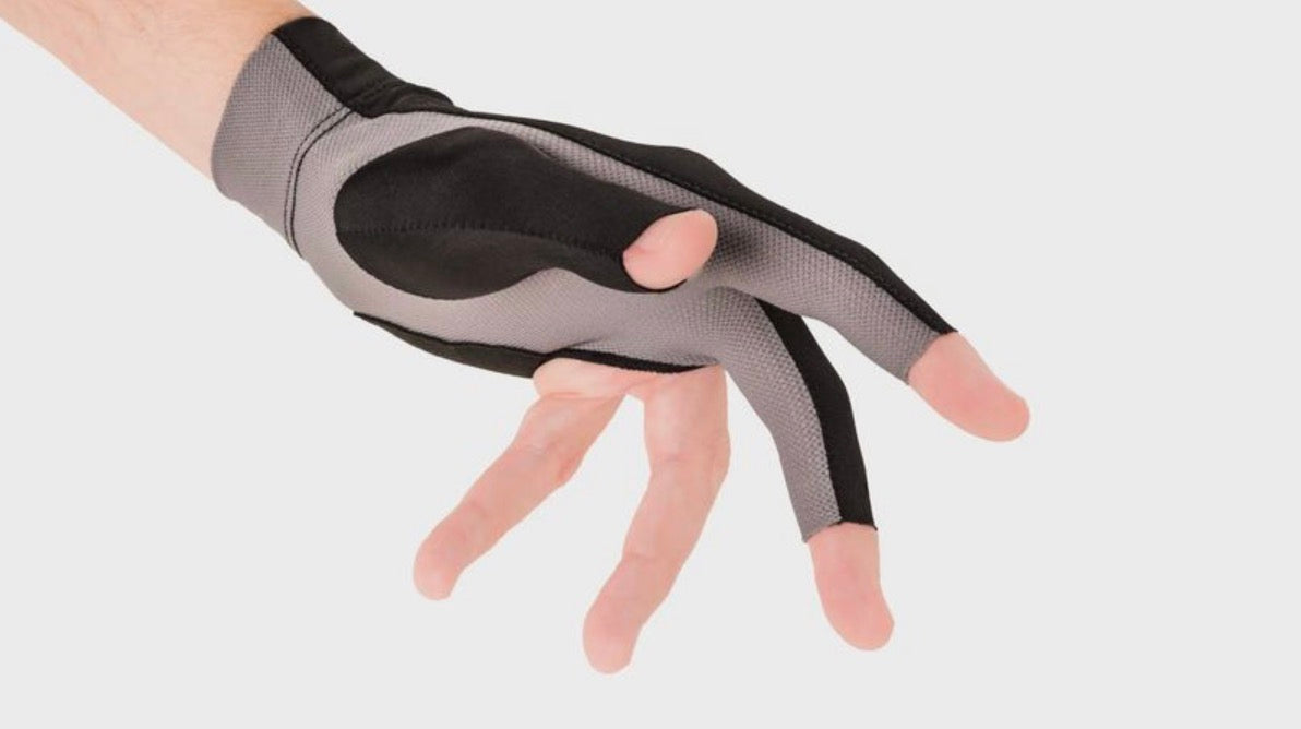 Predator Second Skin Black/Grey Billiard Glove - Left Hand