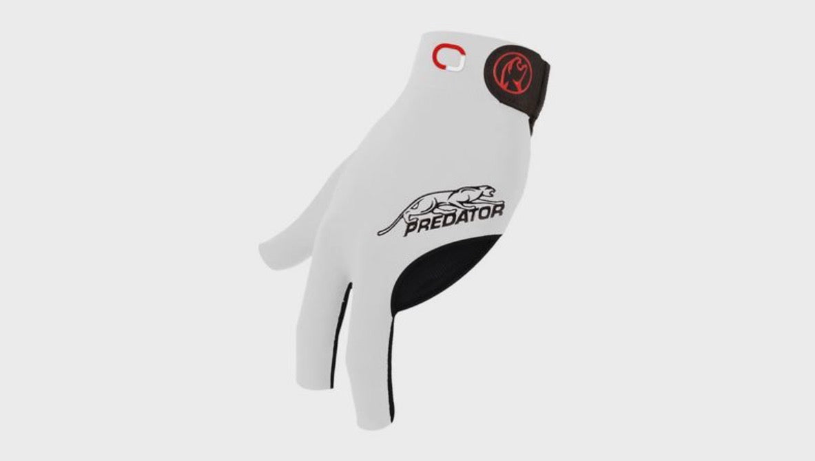 Predator Second Skin Jasmin Ouschan Signature Billiard Glove - White - Left Hand