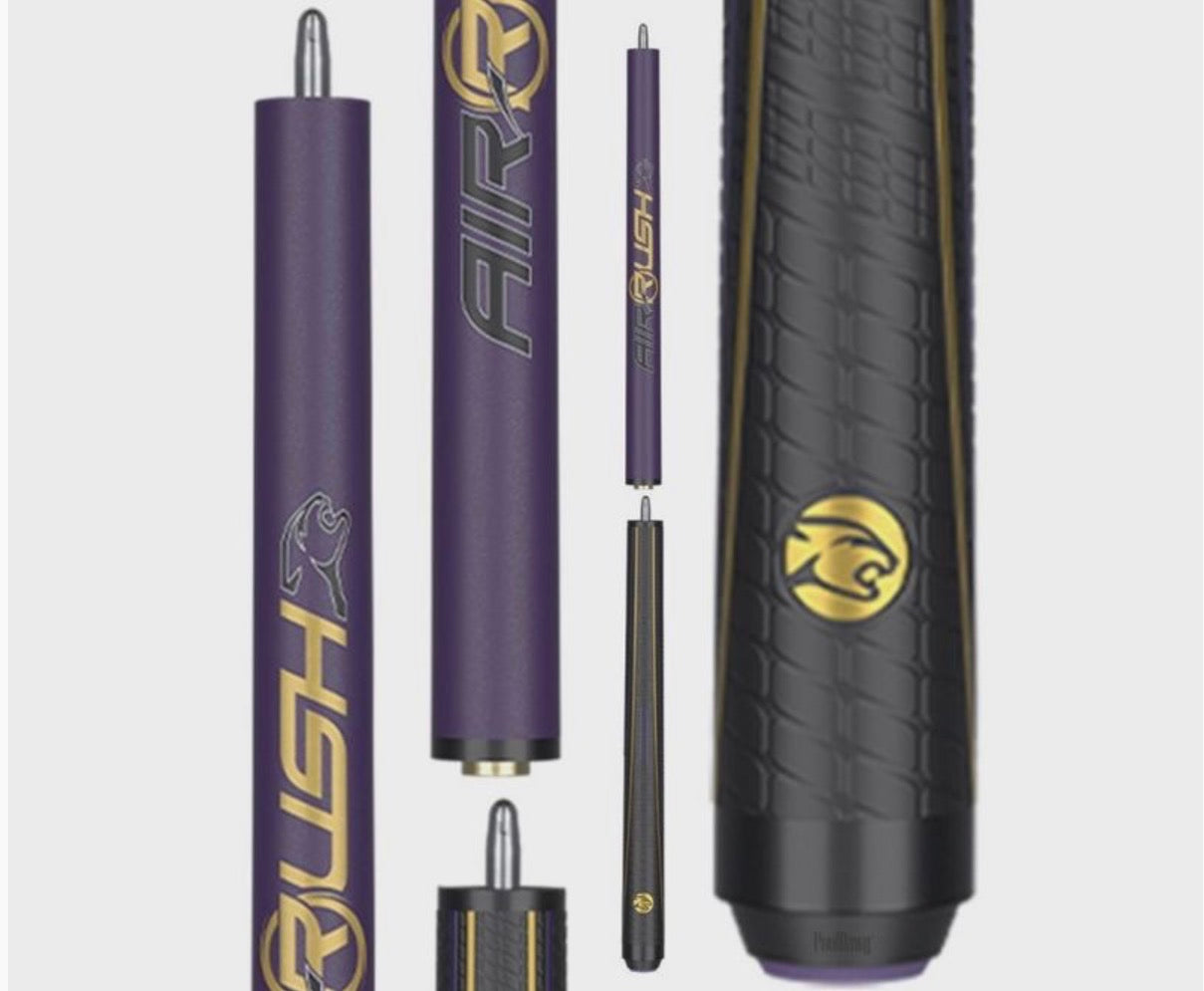 Predator Air Rush Purple Jump Cue - Sport Wrap
