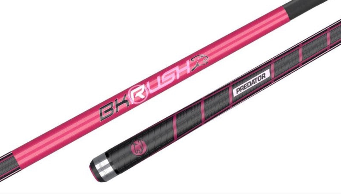 Predator Pink BK Rush Break Cue - Sport Wrap