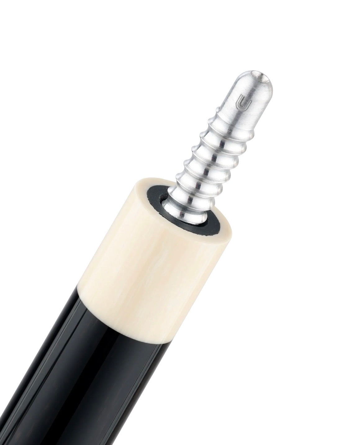Predator True Splice 16 Pool Cue Butt -Ebony with Purple/Pink Points-Leather Wrap