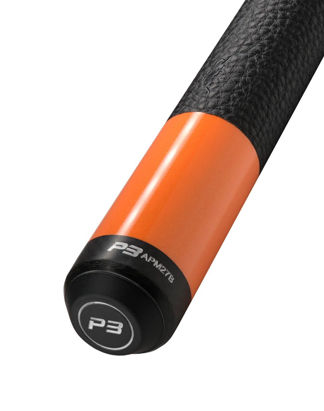 Predator P3 Flare Orange Pool Cue with Luxe Leather Wrap (Butt Only)