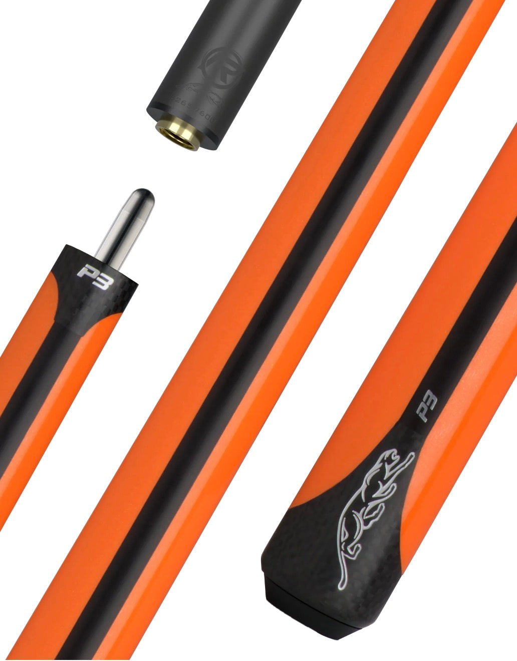 Predator P3 Flare Orange Pool Cue -Butt Only
