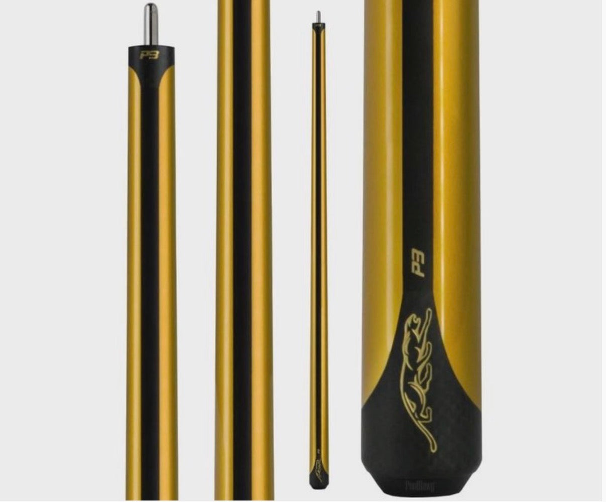 Predator P3 Gold Cue - No Wrap (Butt Only)