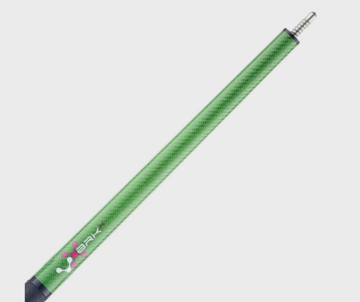 Poison VX Jump/Break Cue with Venom Carbon Fiber Shaft - Green/Pink