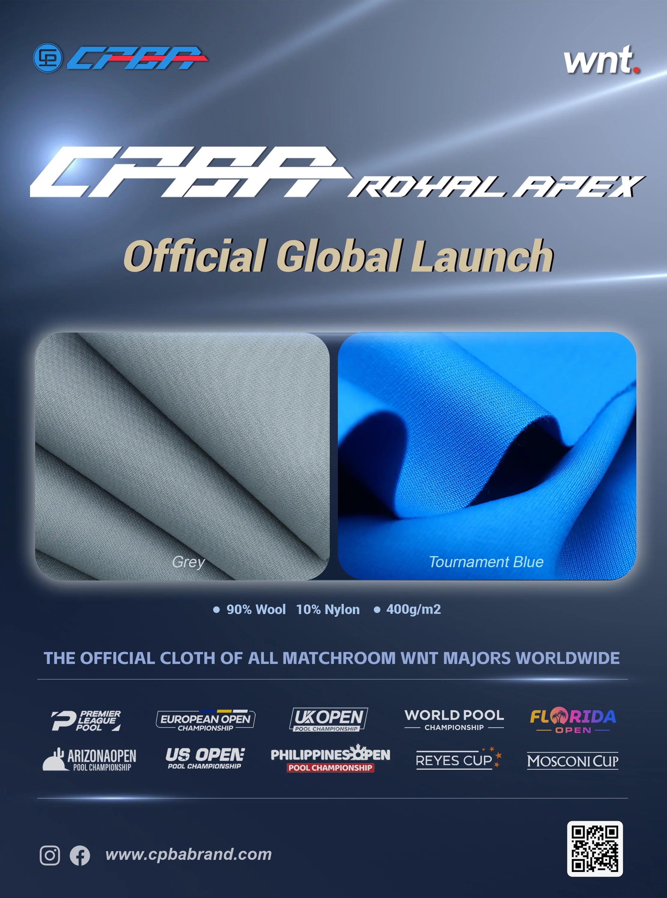 CPBA Royal Apex Cloth WNT Major Events 9FT