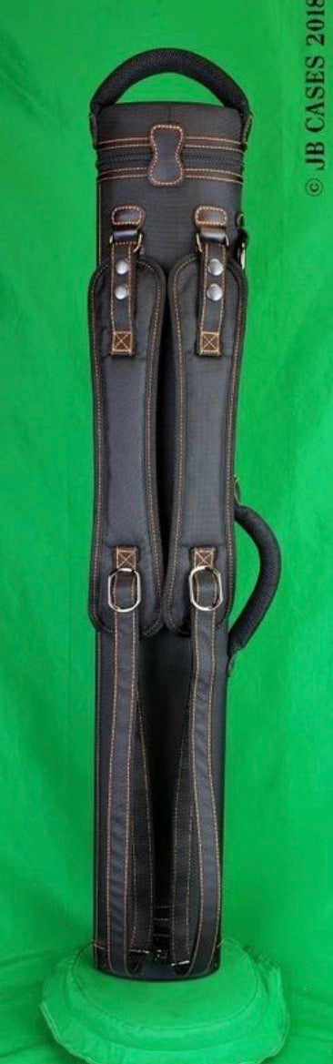 JB 4x8 Black Ultimate Rugged with Orange Stitching